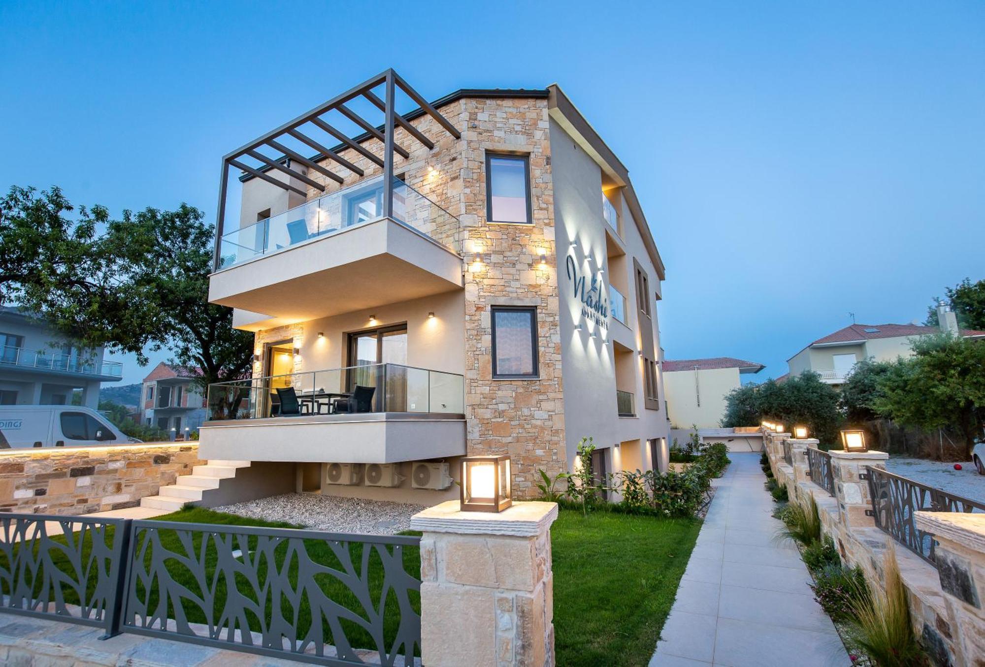 Vlashi Apartments Limenaria  Bagian luar foto